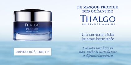 Testez Le Masque Prodige Des Oc Ans De Thalgo Femme Actuelle Le Mag