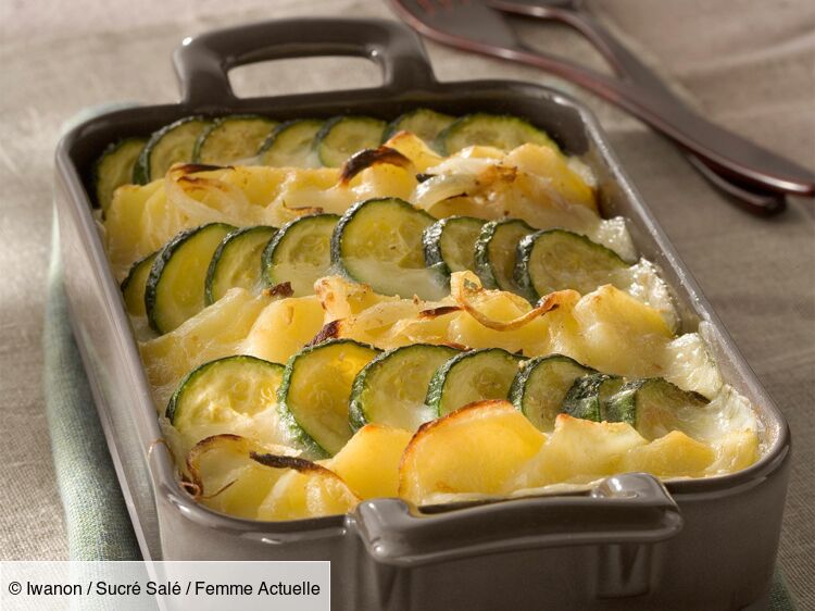 Gratin de pommes de terre et courgettes découvrez les recettes de