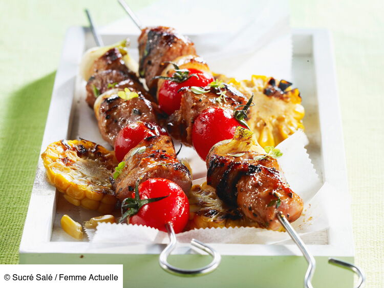 Brochettes de porc marinées rapide découvrez les recettes de cuisine