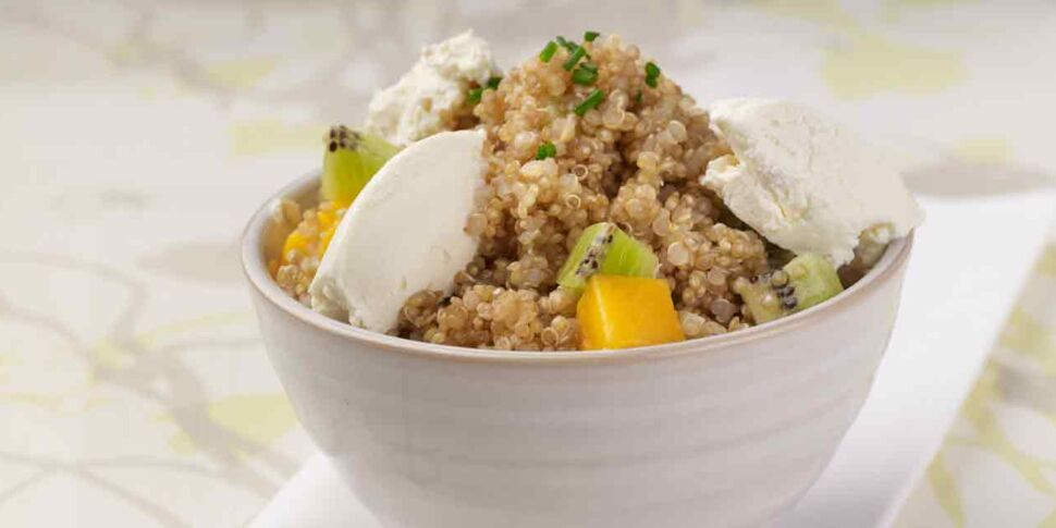 La salade de quinoa mangue et kiwi facile et rapide découvrez les