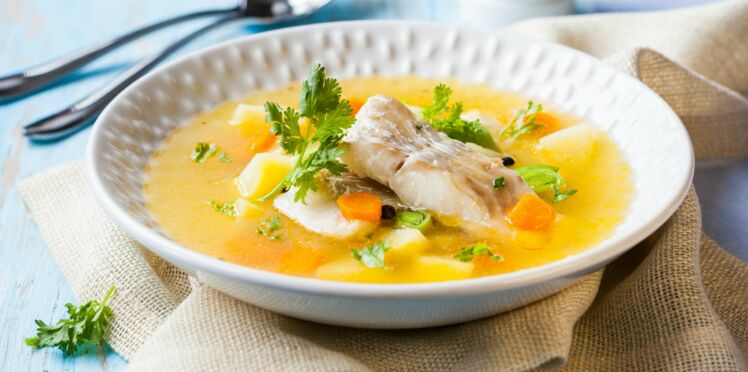 Soupe de poissons découvrez les recettes de cuisine de Femme Actuelle