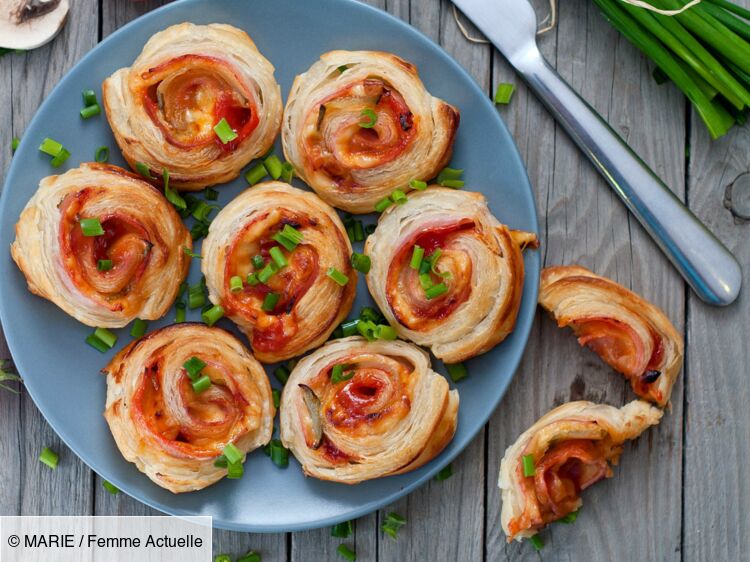 Roulés feuilletés jambon fromage rapide découvrez les recettes de cuisine de Femme Actuelle Le MAG