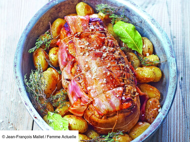 R Ti De Veau En Cocotte Au Lard Et Aux Pommes De Terre Grenaille Fa On