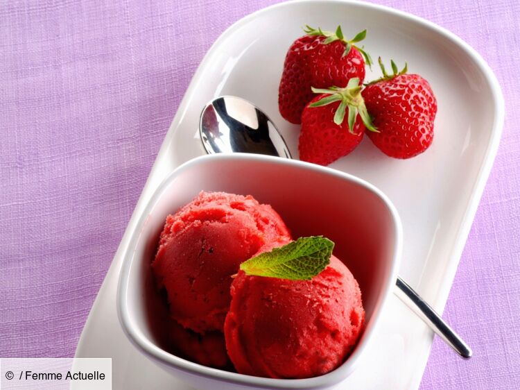 Sorbet Aux Fraises Au Thermomix Rapide D Couvrez Les Recettes De