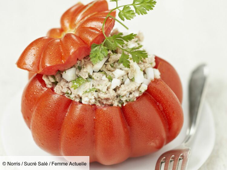 Tomates froides farcies au thon rapide découvrez les recettes de