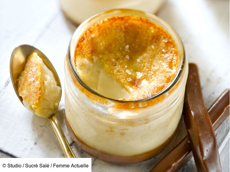 Crème caramel au Carambar et fleur de sel découvrez les recettes de