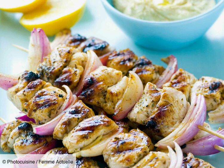 Souvlaki de poulet rapide découvrez les recettes de cuisine de Femme