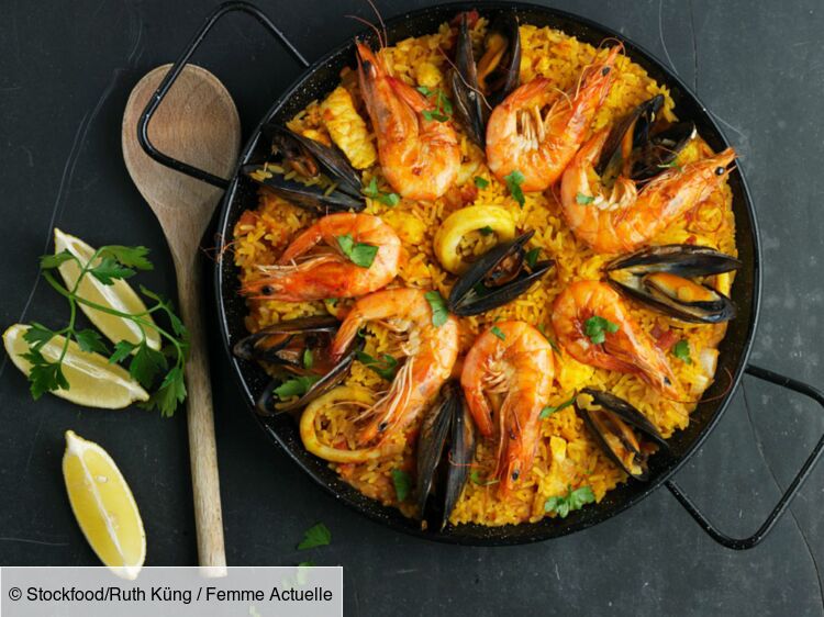 Paella Au Poulet Et Aux Crustac S Rapide D Couvrez Les Recettes De