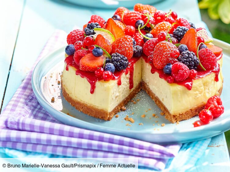 Cheesecake Aux Fruits Rouges Super Facile D Couvrez Les Recettes De