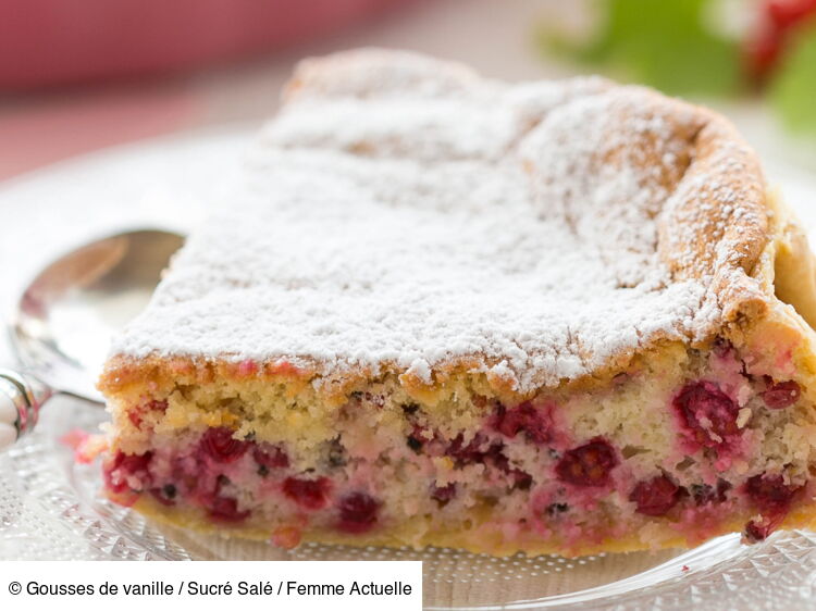 Tarte moelleuse aux groseilles et amandes découvrez les recettes de