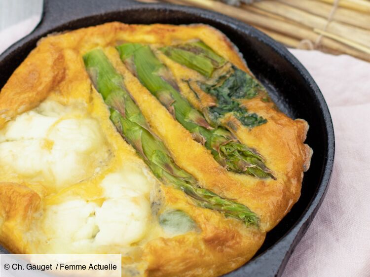 Frittata aux asperges et au Sainte Maure de Touraine rapide découvrez