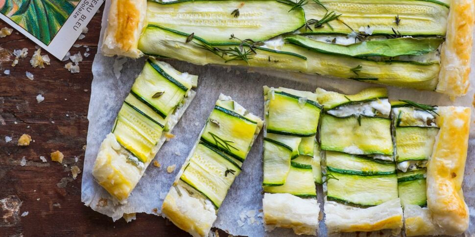 Tarte fine à la courgette et ricotta facile et rapide découvrez les