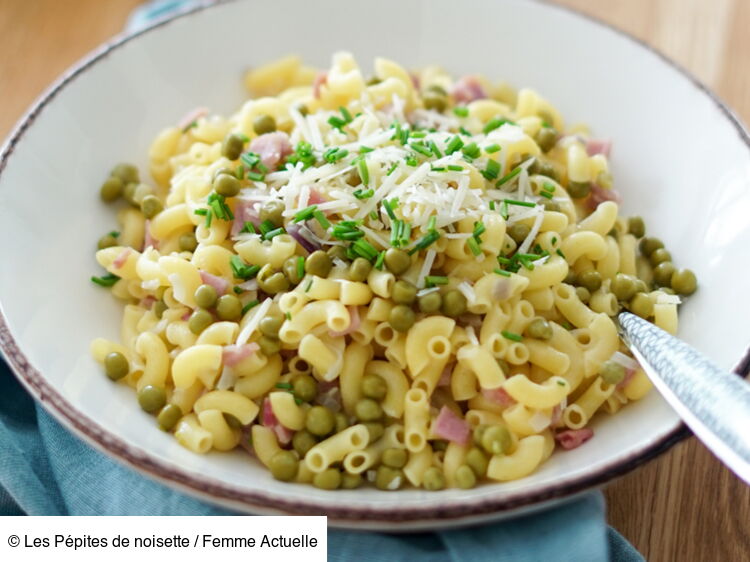 Coquillettes au jambon façon risotto rapide découvrez les recettes de