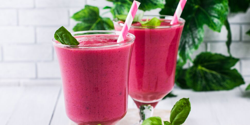 Smoothie Fraise Framboise Basilic Facile Et Rapide D Couvrez Les