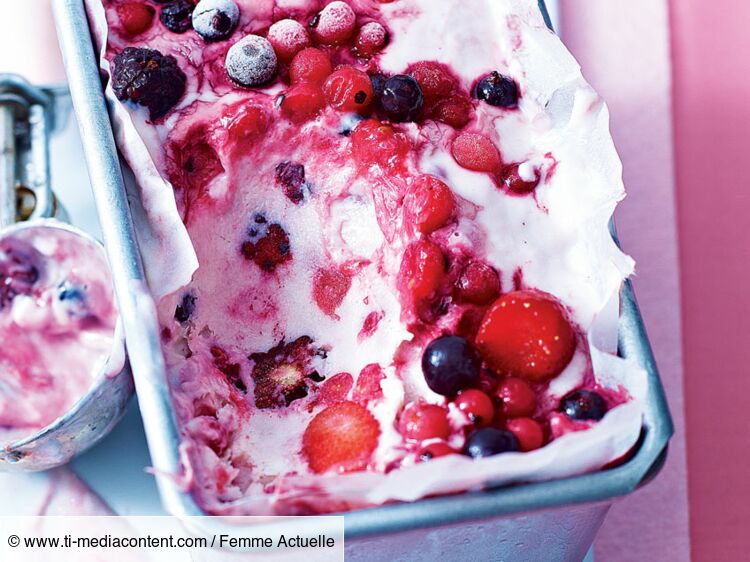 Glace Au Fromage Blanc Et Fruits Rouges D Couvrez Les Recettes De