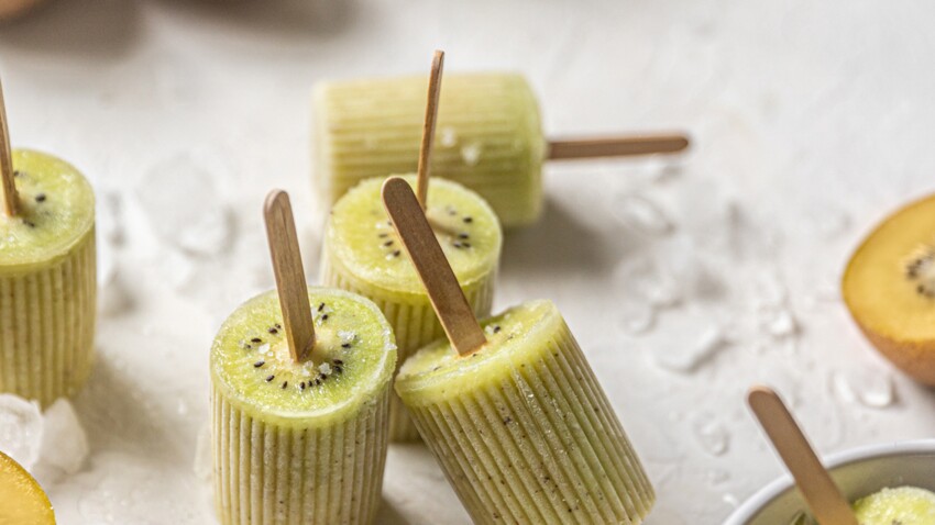 Glace aux kiwis et citron vert rapide découvrez les recettes de