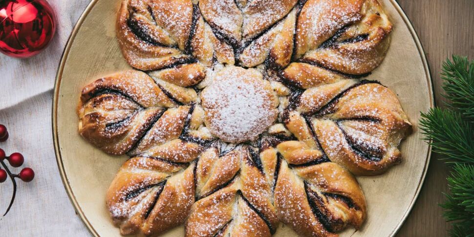 Brioche flocon de neige à la pâte à tartiner facile découvrez les