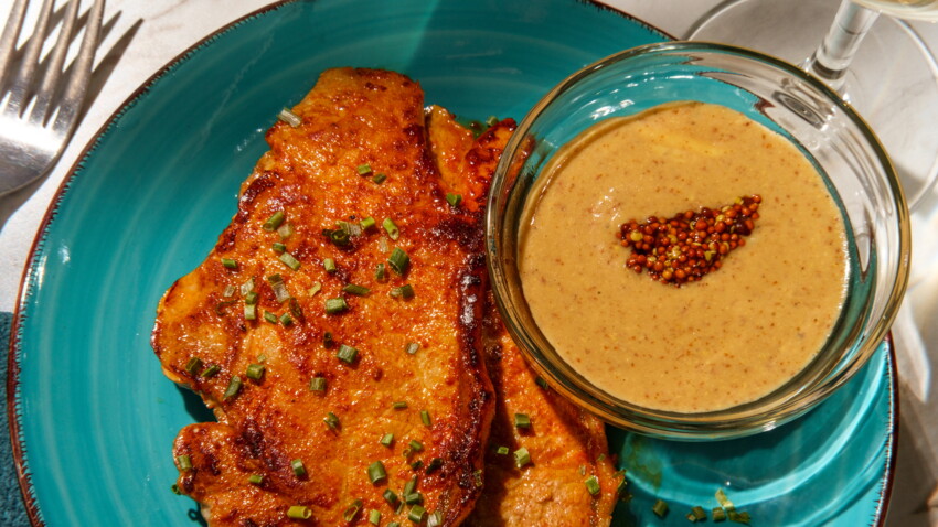 Escalope de porc à la moutarde rapide découvrez les recettes de