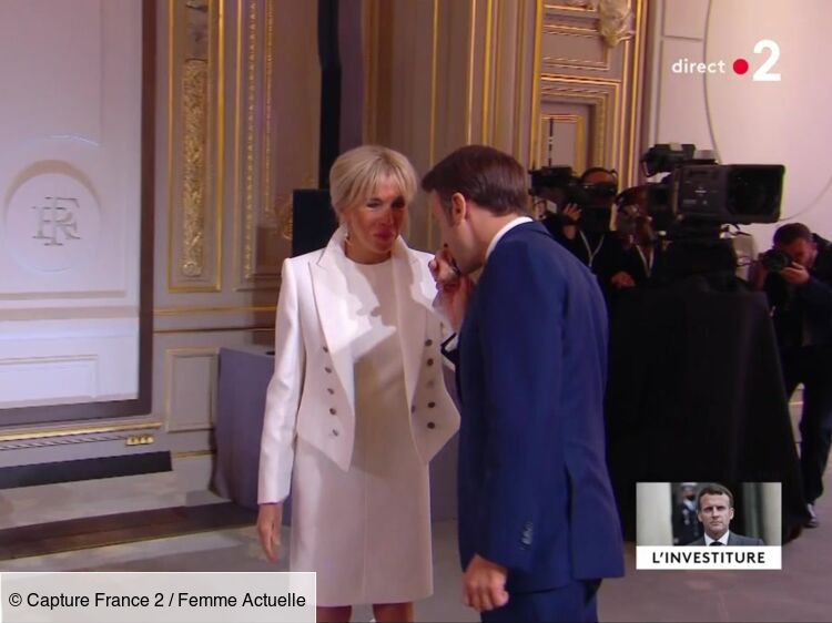 Investiture Demmanuel Macron Ce Geste Tendre Entre Brigitte Macron