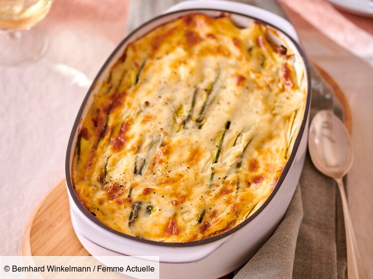 Lasagnes courgettes et thon à la béchamel facile et rapide découvrez