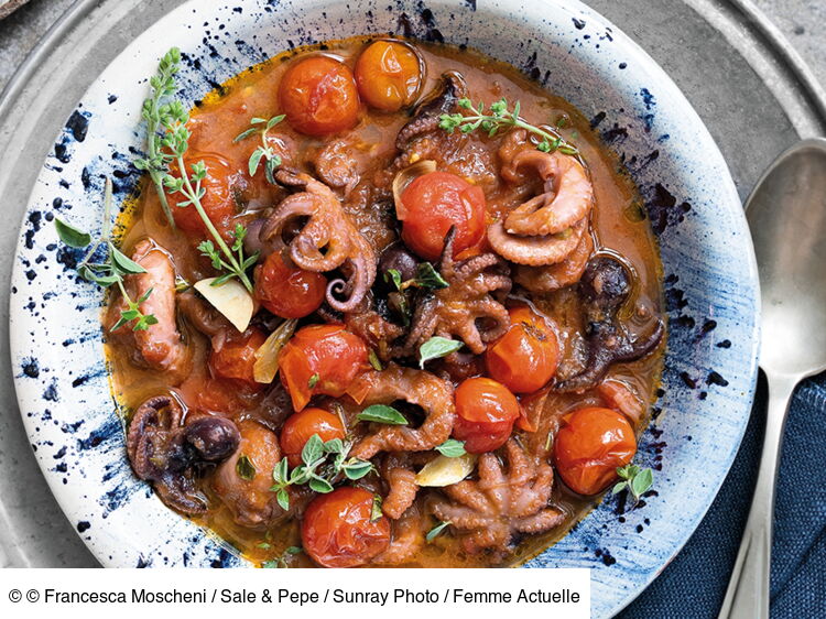 Mijoté de poulpes tomates et chorizo rapide découvrez les recettes