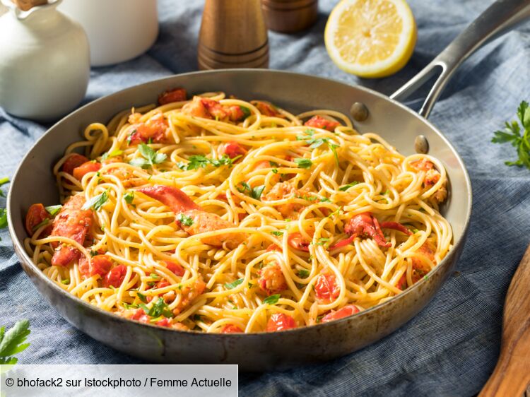 Linguine Aux Calamars Et Sauce La Saucisse Italienne De Cyril Lignac