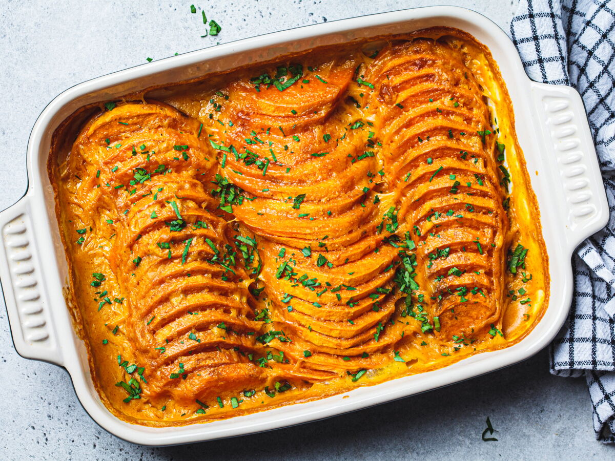 Patates douces gratinées à la savoyarde la recette petit prix de