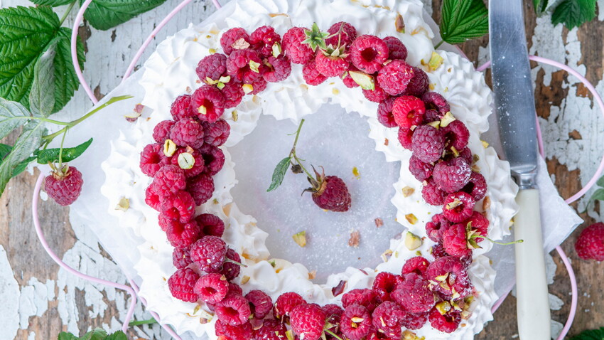 Pavlova au citron et framboises facile découvrez les recettes de