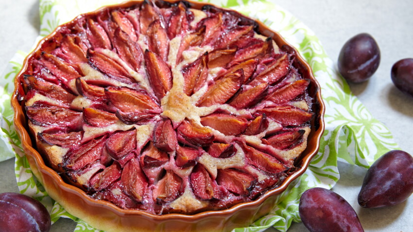 Tarte Aux Prunes Et Cr Me Damandes Rapide D Couvrez Les Recettes De