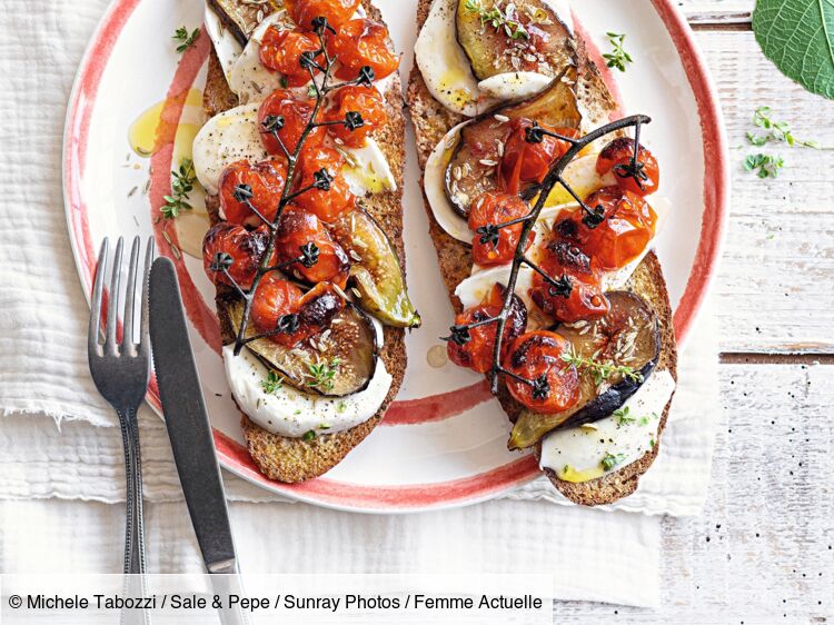 Bruschettas Figues Tomates Facile Et Rapide D Couvrez Les Recettes De