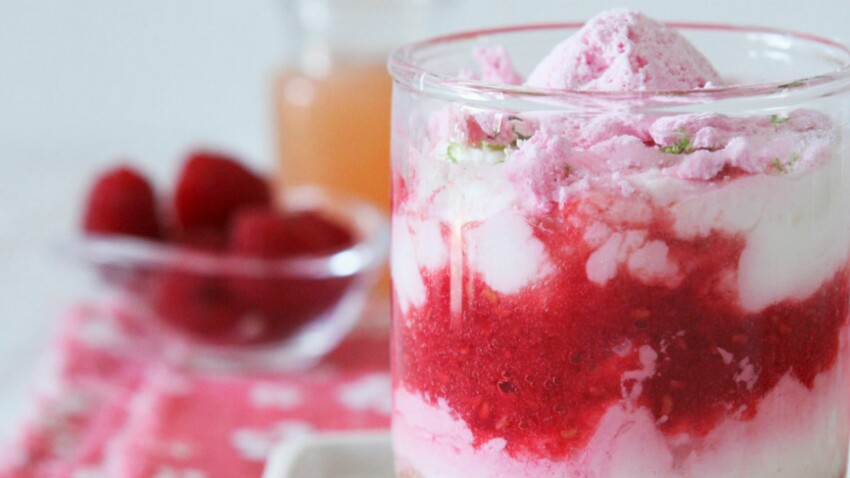 Trifles glacés aux framboises facile et rapide découvrez les recettes