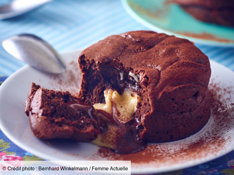 Les Petits Coulants Au Chocolat Noir Et Blond Facile Et Rapide