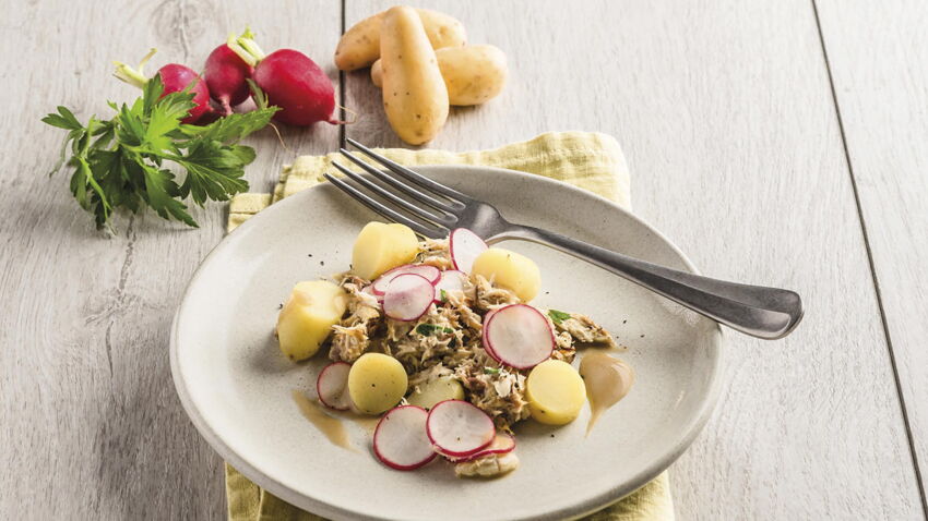 Salade De Rattes Du Touquet Aux Maquereaux Et Radis Facile Et Rapide