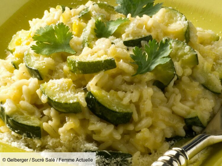 Risotto aux courgettes et au chorizo rapide découvrez les recettes de