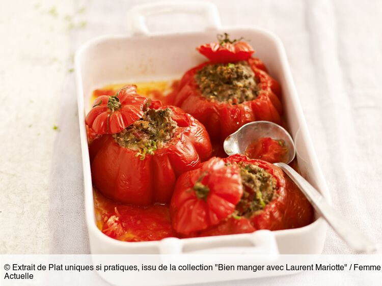 Tomates Farcies Aux Deux Viandes De Laurent Mariotte Facile Et Rapide