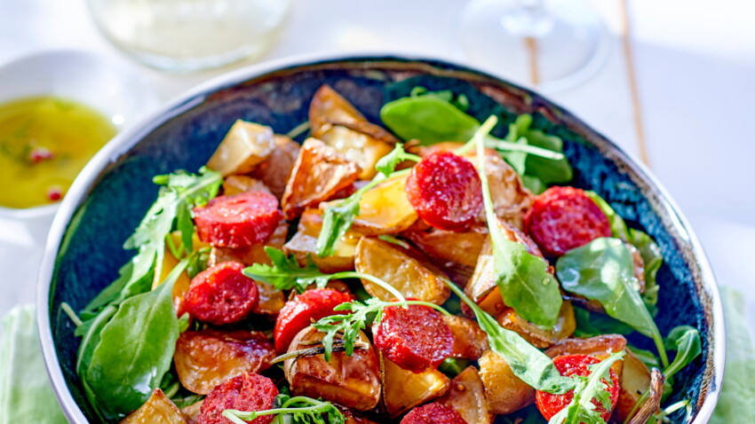 Salade de pommes de terre au chorizo facile et rapide découvrez les