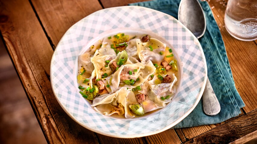 Ravioles De Foie De Veau Bouillon Parfum Au Th Facile Et Rapide