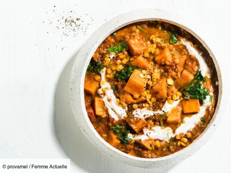 Curry de lentilles corail aux patates douces rapide découvrez les