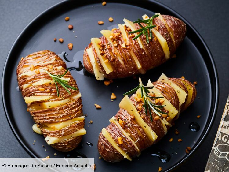 Mille feuilles de pommes de terre à lEtivaz AOP et à lhuile de