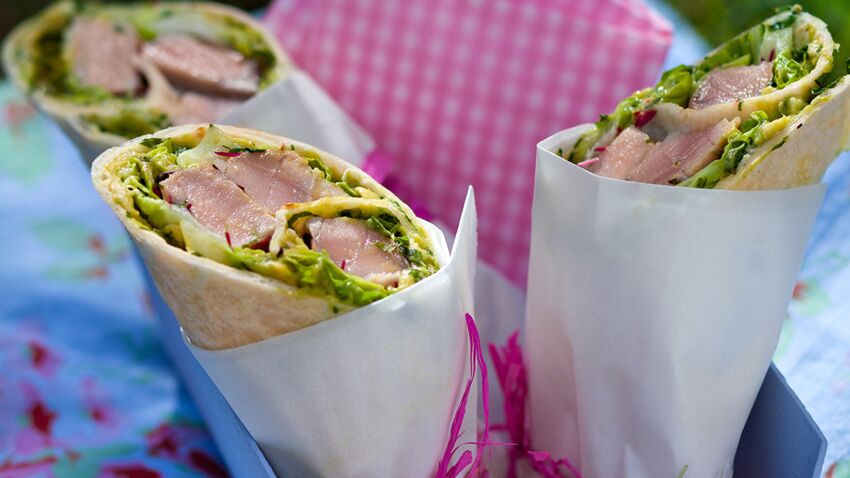 Wraps Au Thon Express Facile Et Rapide D Couvrez Les Recettes De