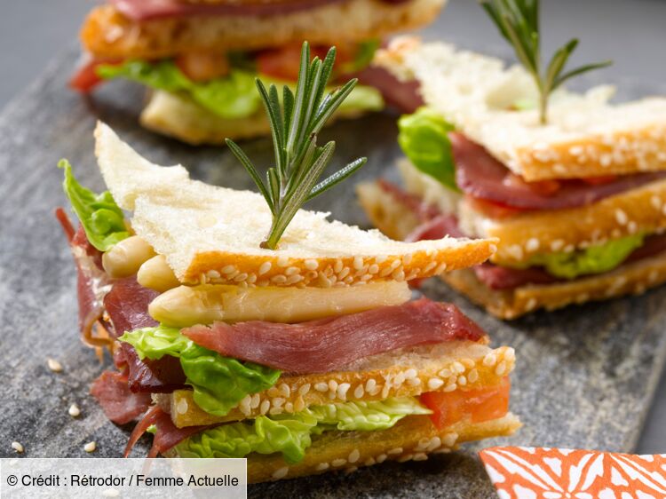 Mini-club sandwich aux asperges facile et rapide : découvrez les recettes  de cuisine de Femme Actuelle Le MAG