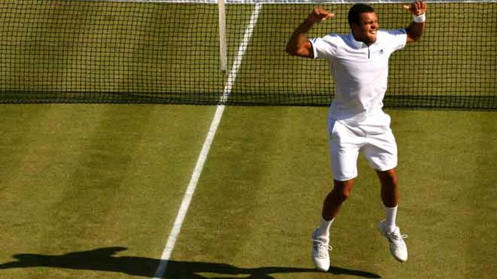 Wimbledon : Jo Wilfried Tsonga sort Roger Federer