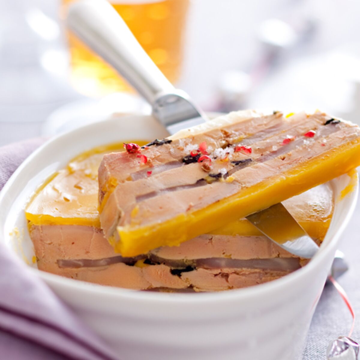 Terrine de foie gras aux pommes facile : découvrez les recettes de Cuisine  Actuelle