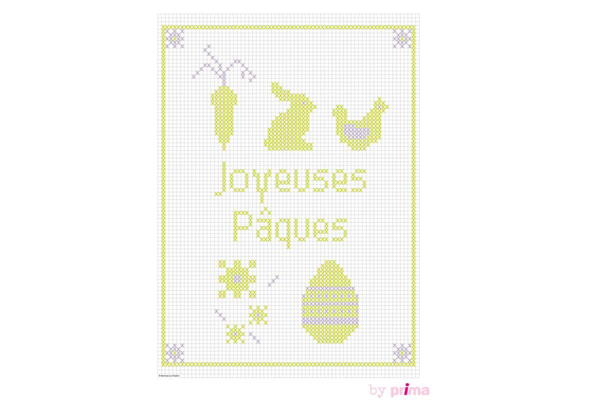 Frise De Fleurs A Imprimer Gratuit Broderie : toutes nos grilles à télécharger gratuitement - Femme Actuelle