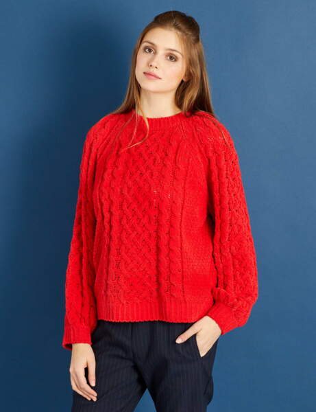 pull a capuche chaud femme