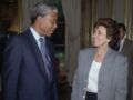 Nelson Mandela et Edith Cresson en 1991