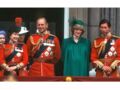 Elisabeth II, Philip, Lady Di et Charles (juin 1982)