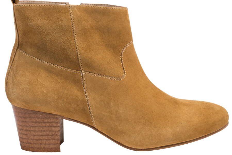 chaussure moutarde femme