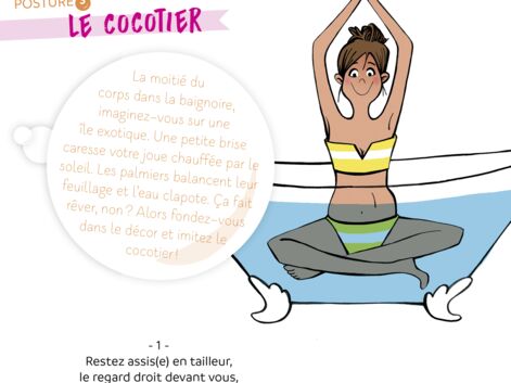 7 postures pour faire du yoga dans son bain