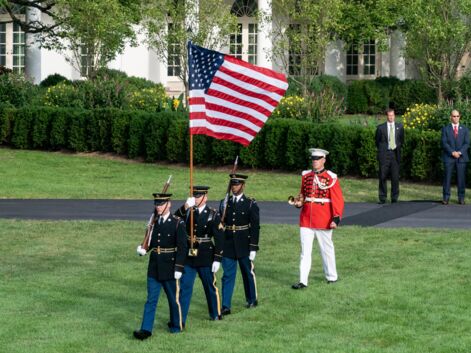 Photos - Donald et Melania Trump à la 18ème commémoration de l'attaque du 11 septembre à la Maison-Blanche
